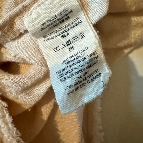 Free People Cream Buttoned Maxi Dress with Plunge Neckline - Picture 5 of 5